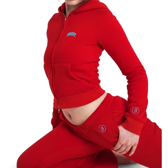 BodybyRaven Backshot 2.0 - Red/Blue Women's Tracksuit Set - Picture 9 of 12
